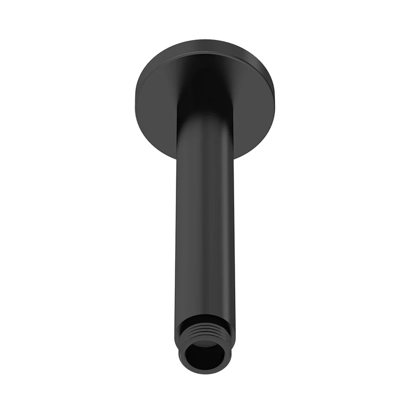Nuie Fixed Shower Head Ceiling-Mounted Arm - Matt Black