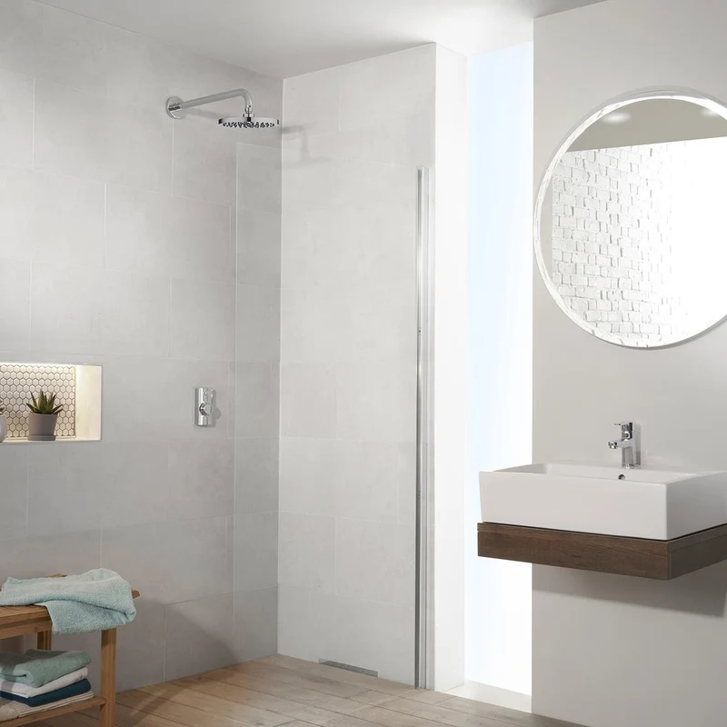 Aqualisa Visage Q Smart Shower Concealed With Fixed Head - Hp/Combi