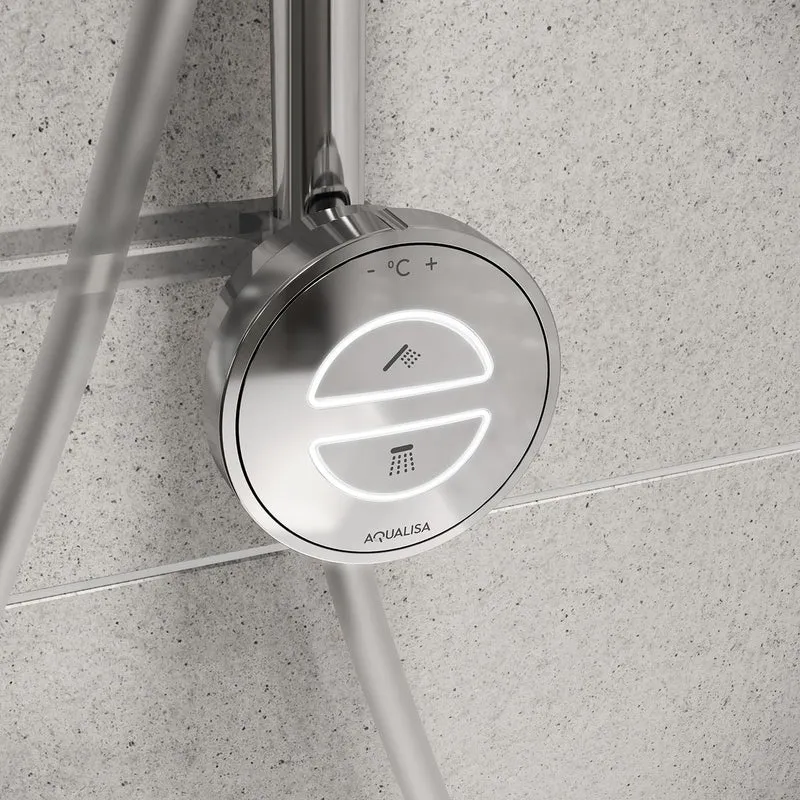 Aqualisa Unity Q Smart Shower Exposed With Bath Fill - Gravity Pumped
