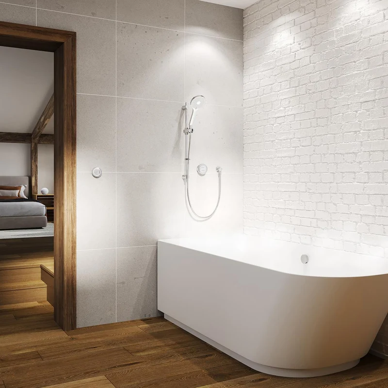Aqualisa Unity Q Smart Shower Concealed With Adj Head And Bath Fill - Hp/Combi