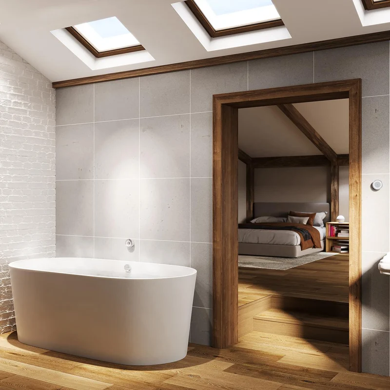 Aqualisa Unity Q Smart Shower Concealed With Bath Fill - Hp/Combi