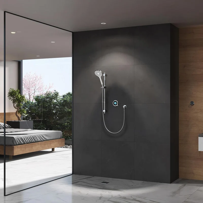 Aqualisa Optic Q Smart Shower Concealed With Adj Head - Gravity Pumped
