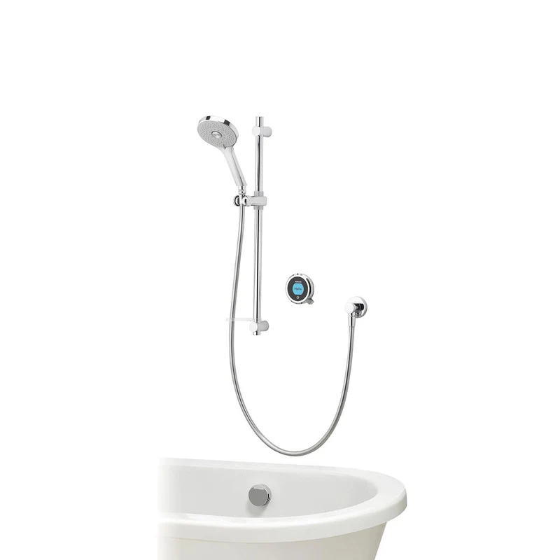 Aqualisa Optic Q Smart Shower Concealed With Adj Head And Bath Fill - Hp/Combi