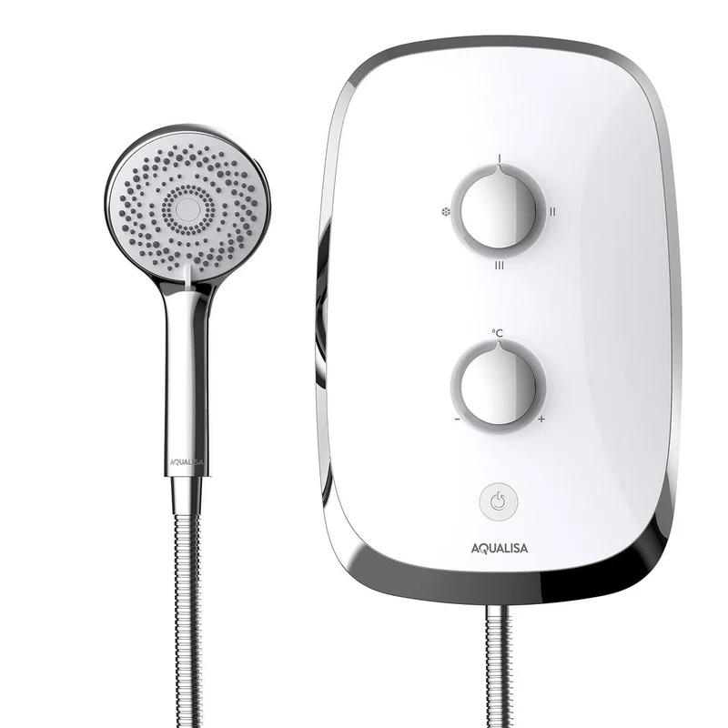 Aqualisa Emotion White/Chrome 10.5Kw