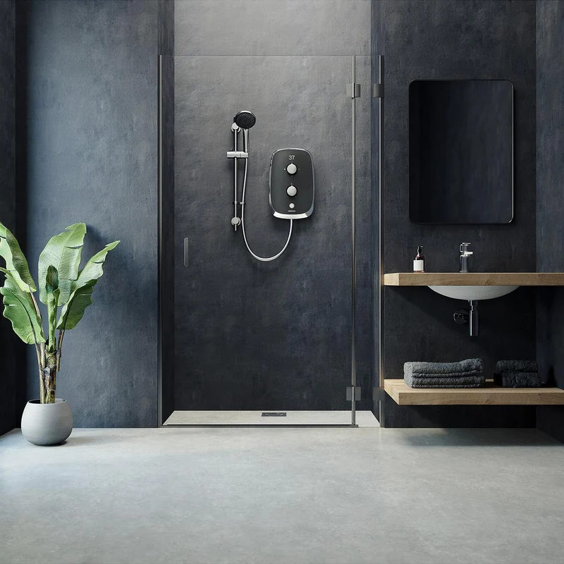 Aqualisa Emotion Grey/Chrome 10.5Kw