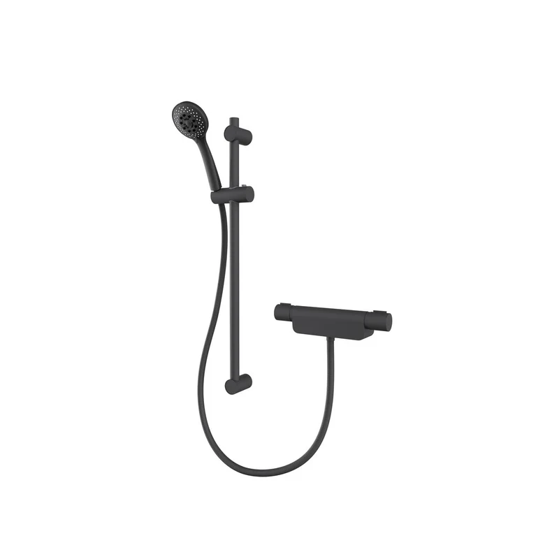 Aqualisa Midas 220 Bar Valve Shower - Matt Black