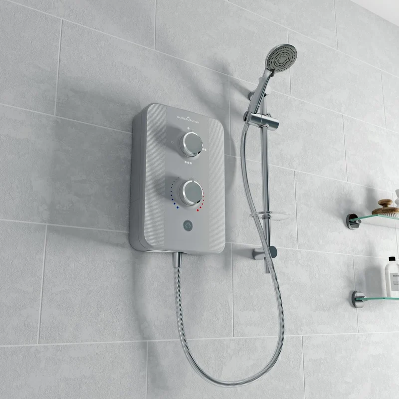 Aqualisa Gainsborough Slim Duo 9.5Kw - Titanium Grey