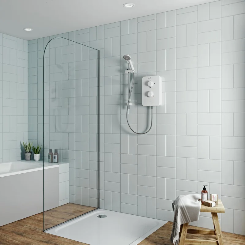 Aqualisa Gainsborough Slim Duo 8.5Kw - White