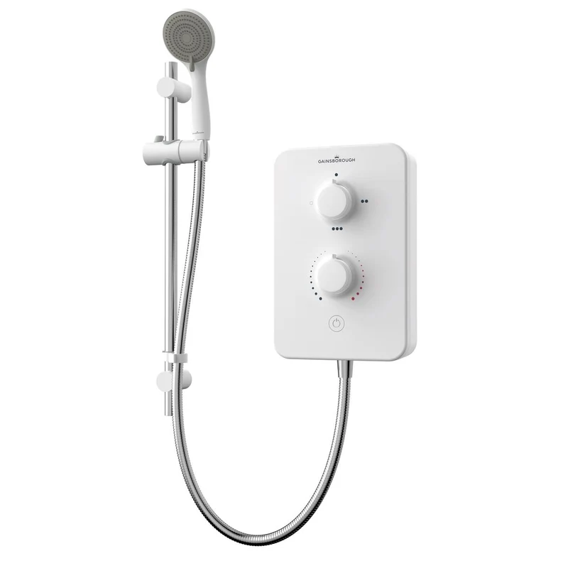 Aqualisa Gainsborough Slim Duo 8.5Kw - White