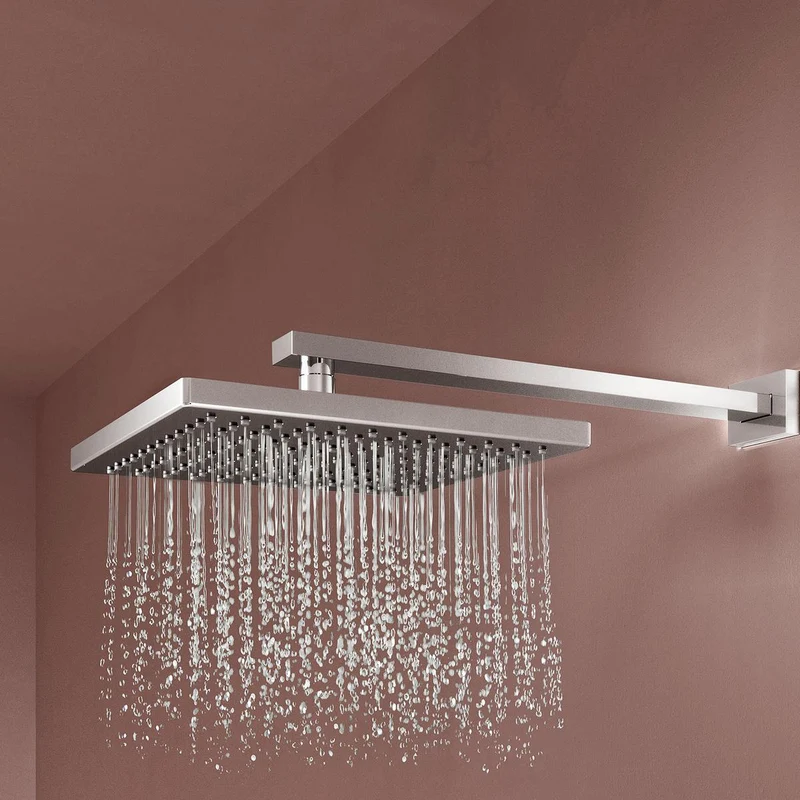 Aqualisa Dream Concealed Thermostatic Mixer Dual Outlet With Hand Shower & Wall Fixed Head - Square