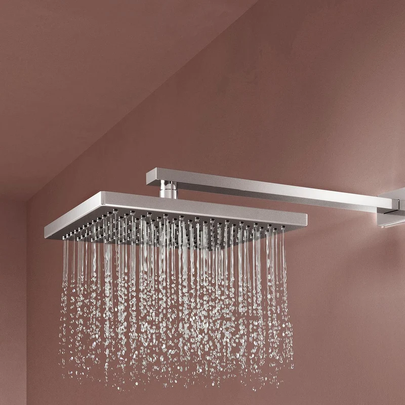 Aqualisa Dream Concealed Thermostatic Mixer Single Outlet With Wall Fixed Head - Square