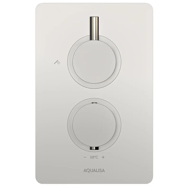 Aqualisa Dream Concealed Thermostatic Mixer Single Outlet With Wall Fixed Head - Round
