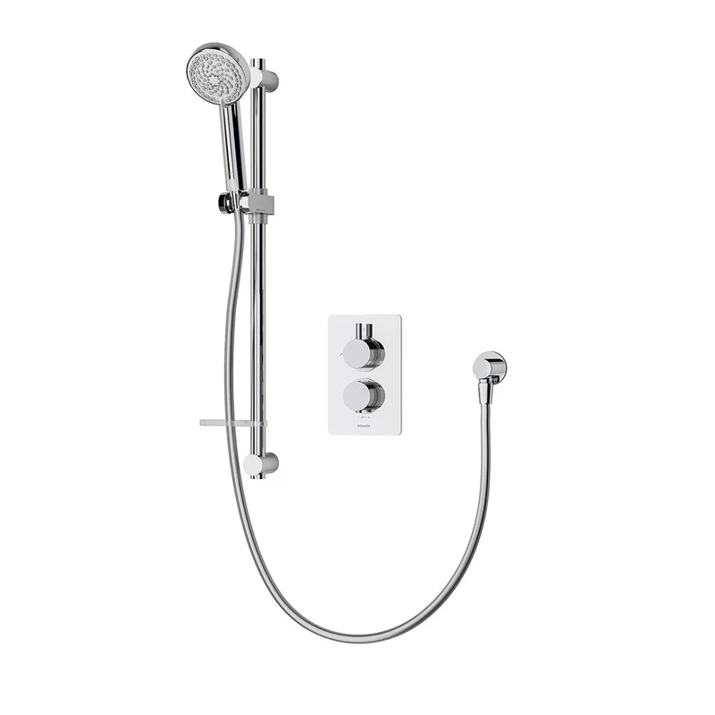 Aqualisa Dream Concealed Thermostatic Mixer Single Outlet With Adj Kit - Round