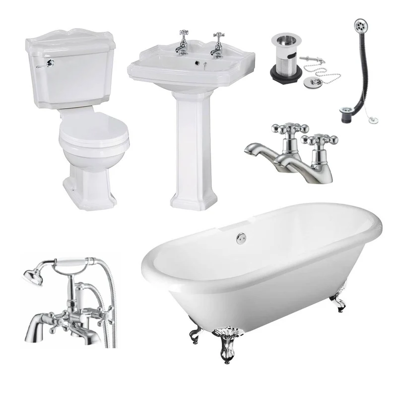 Legend Roll Top Freestanding Bath Suite