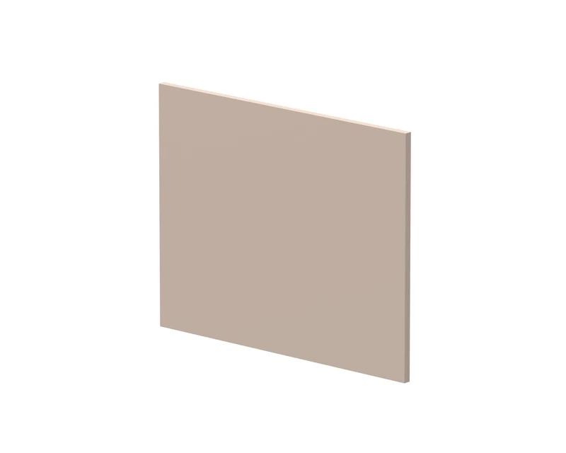 700mm Square Shower Bath End Panel - Soft Linen Satin