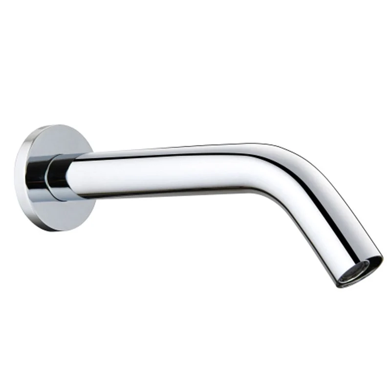 Modern Round Wall Mounted Infra Red Tap - includes Solenoid (Main & Battery Operated)