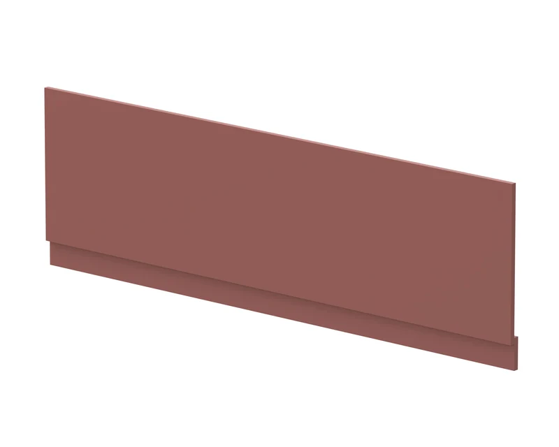 1800mm Bath Front Panel - Smoked Red Satin