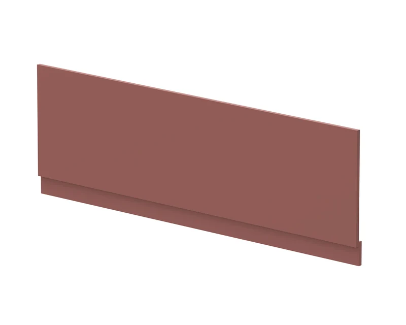 1700mm Bath Front Panel - Smoked Red Satin