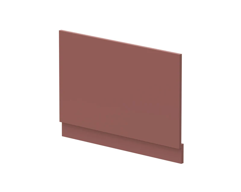 800mm Bath End Panel - Smoked Red Satin