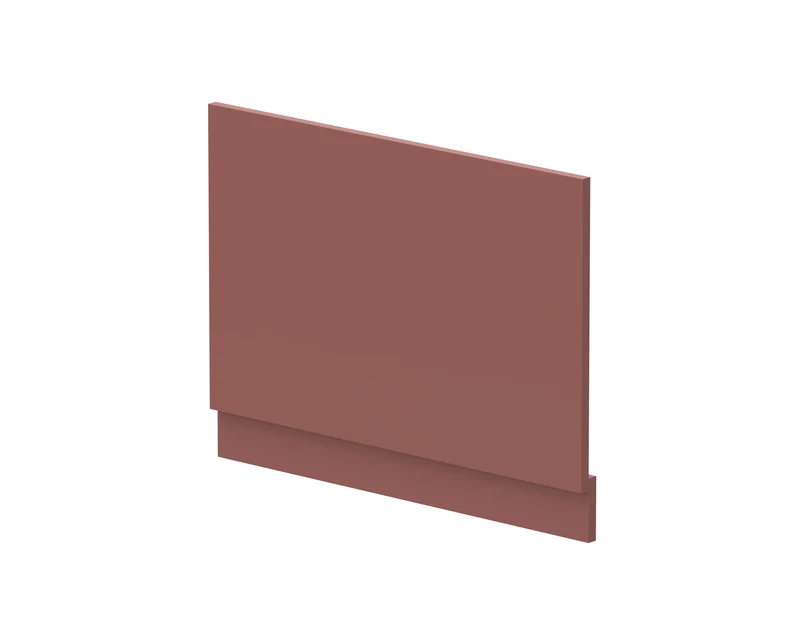 750mm Bath End Panel - Smoked Red Satin