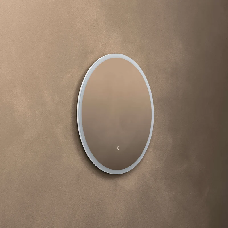 Cleo Round Illuminated Mirror 60cm with Adjustable Dotless Lighting and Demister