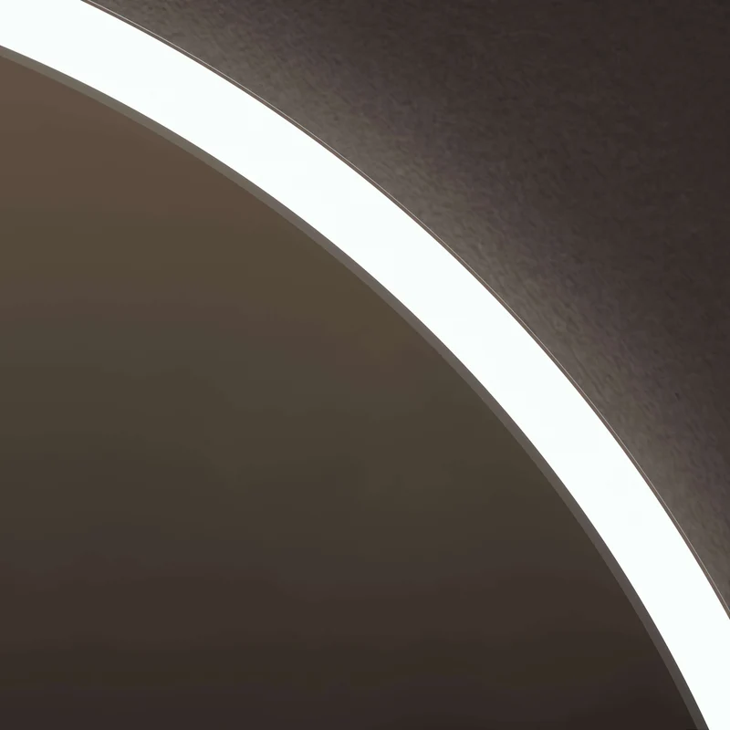 Cleo Round Illuminated Mirror 60cm with Adjustable Dotless Lighting and Demister
