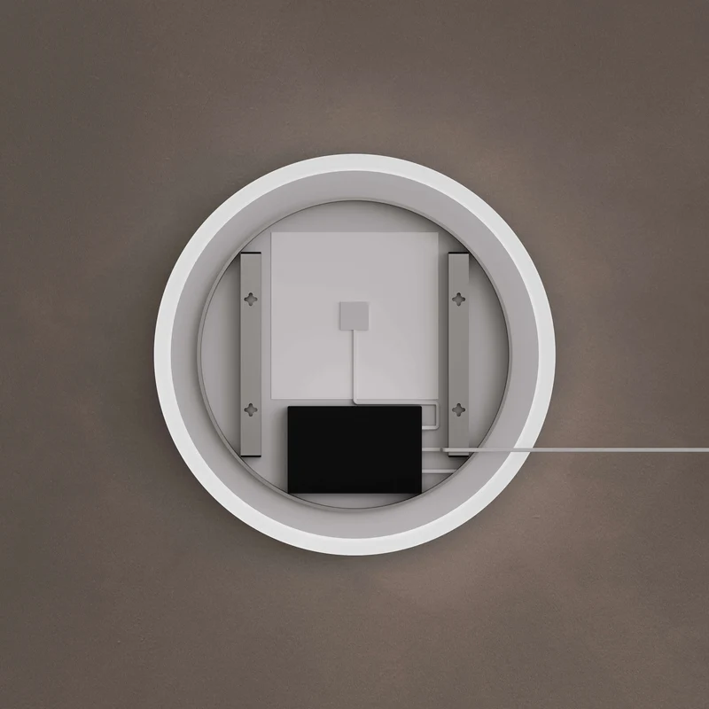 Cleo Round Illuminated Mirror 60cm with Adjustable Dotless Lighting and Demister