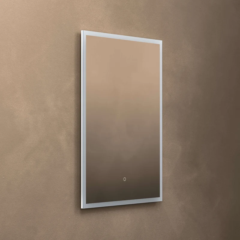 Cleo Rectangular Illuminated Mirror 60 x 80cm with Adjustable Dotless Lighting and Demister