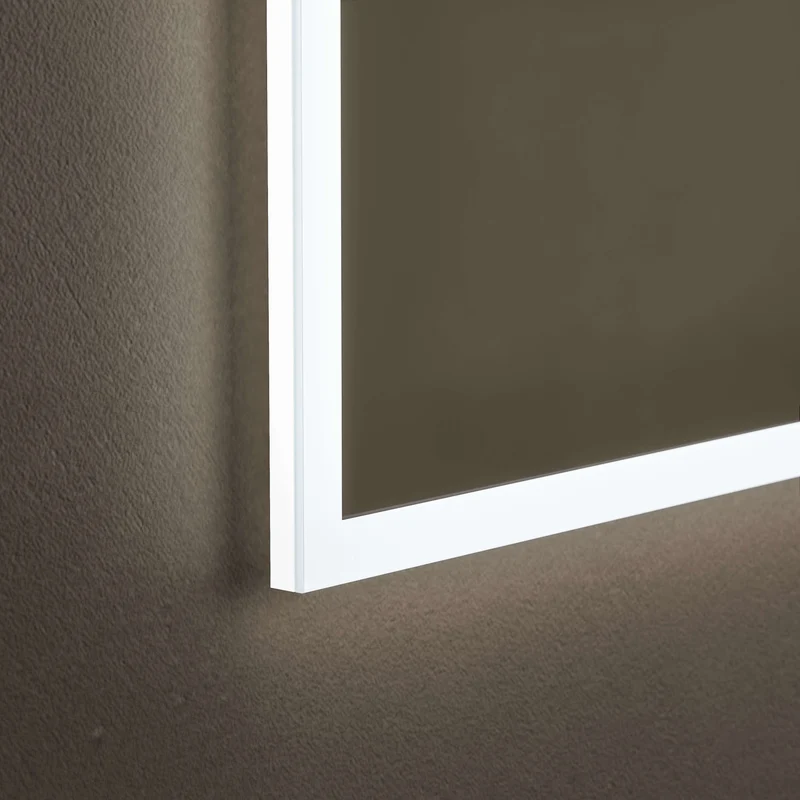 Cleo Rectangular Illuminated Mirror 60 x 80cm with Adjustable Dotless Lighting and Demister