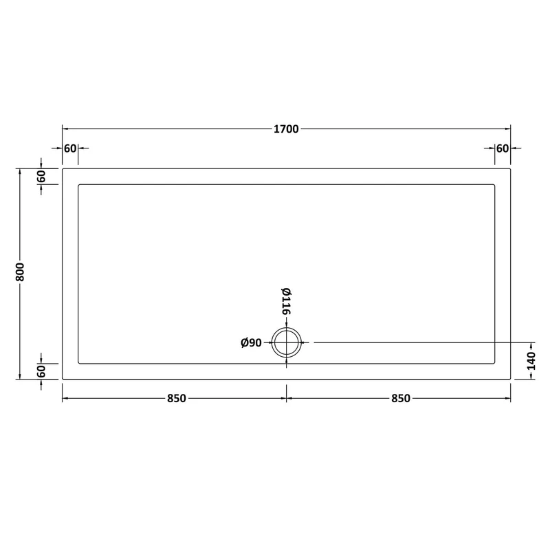 Porto Brushed Brass 6mm Sliding Shower Door With White Stone Resin Tray & Waste