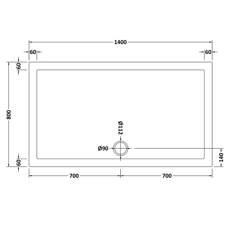 Porto Brushed Brass 6mm Sliding Shower Door With White Stone Resin Tray & Waste