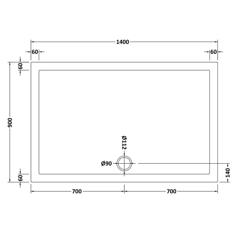 Porto Chrome 6mm Sliding Shower Door With Slate Effect Stone Resin Tray & Waste