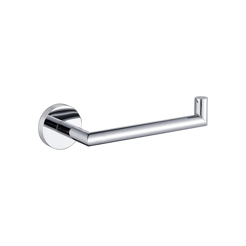 Lux Knurled Toilet Roll Holder - Chrome