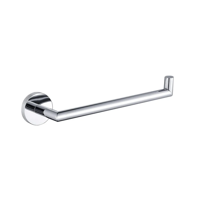 Lux Knurled Towel Holder - Chrome