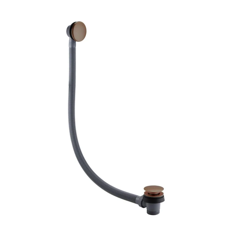 Lux Clicker Bath Waste With Overflow - Brushed Bronze