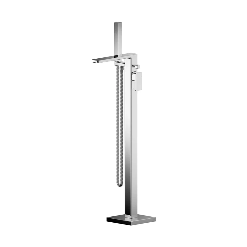 Nuie Windon Freestanding Bath Shower Mixer Contemporary Chrome Brass ABS,plastic 880x180x357mm