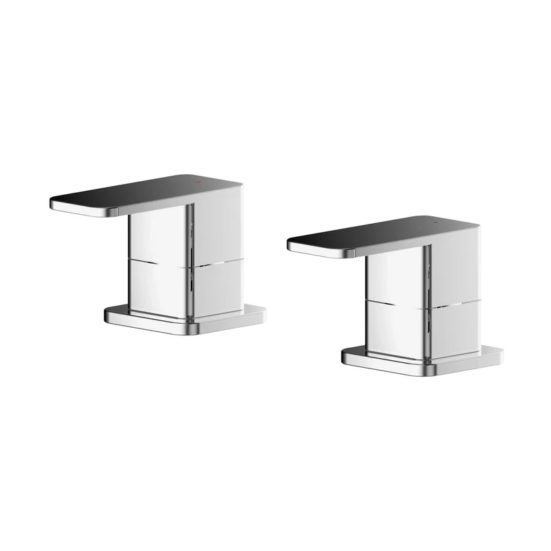 Nuie Windon 3/4" Side Valves Contemporary Chrome Brass 55x50x80mm