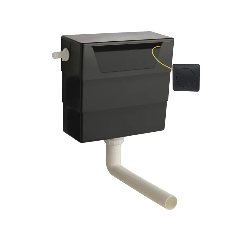 Universal Acess Concealed Cistern with Black Square Flush Button