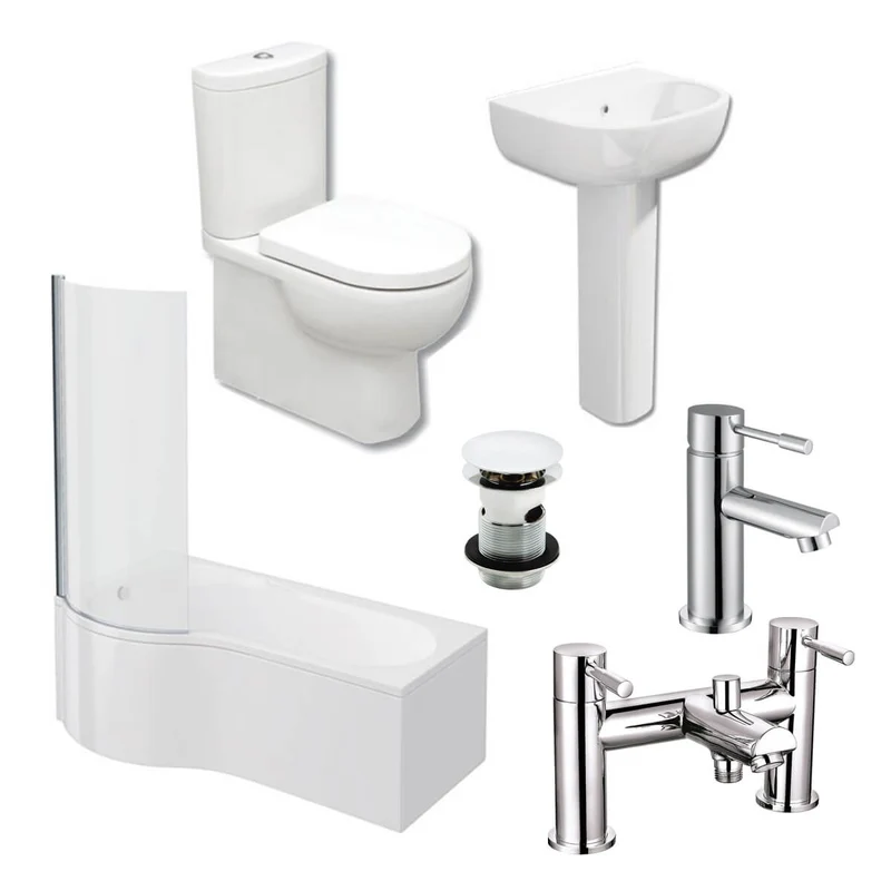 Ari Modern Shower Bath Deal - Left Hand
