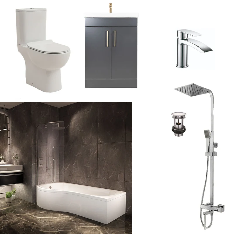 Hayden Shower Bath Suite - Left Hand
