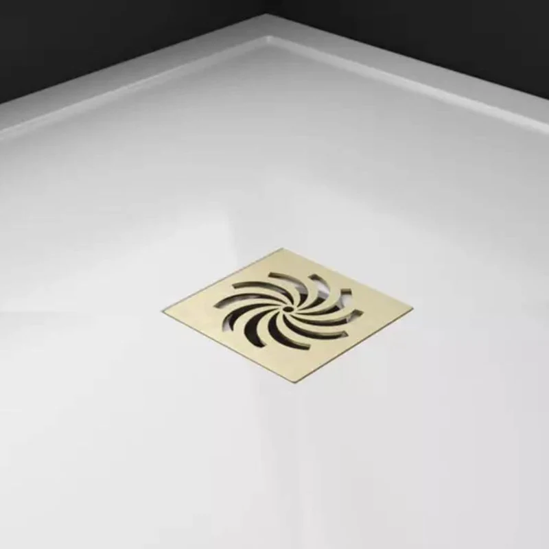 Lustre 8mm Brushed Bronze 2000mm Walk-In Shower Screen with SlimStone Anti-Slip 25mm Shower Tray