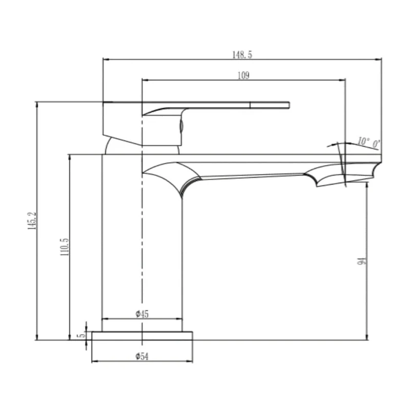 Seren Basin Mixer With Waste - Chrome