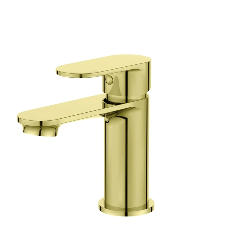 Seren Mini Basin Mixer With Waste - Brushed Brass