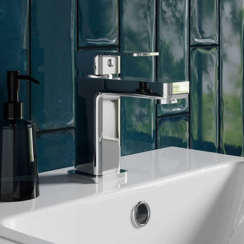 Linea Basin Mixer With Waste - Chrome