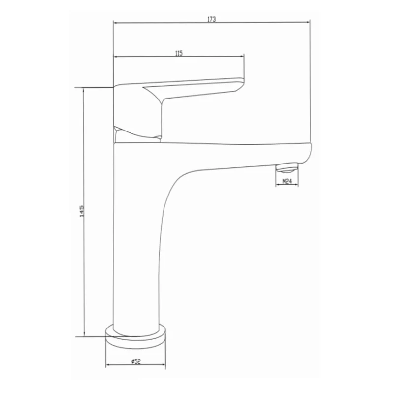 Elara Basin Mixer With Waste - Chrome