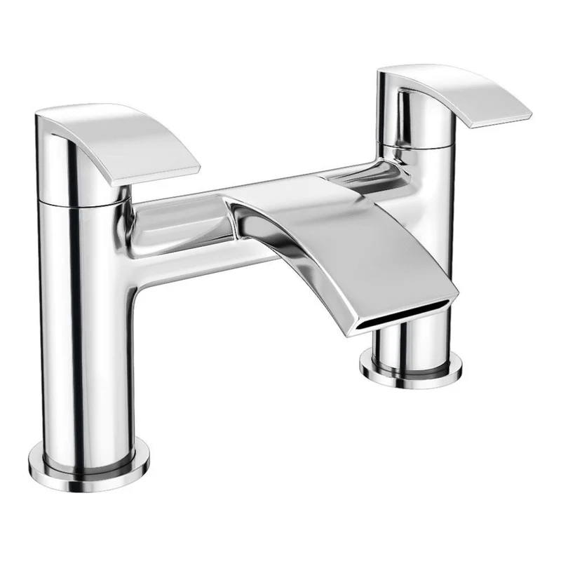 Flow Bath Filler - Chrome