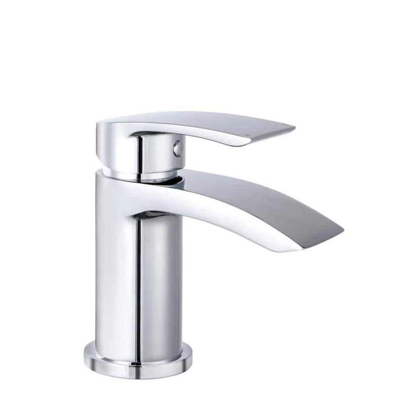 Flow Mini Basin Mixer With Waste - Chrome