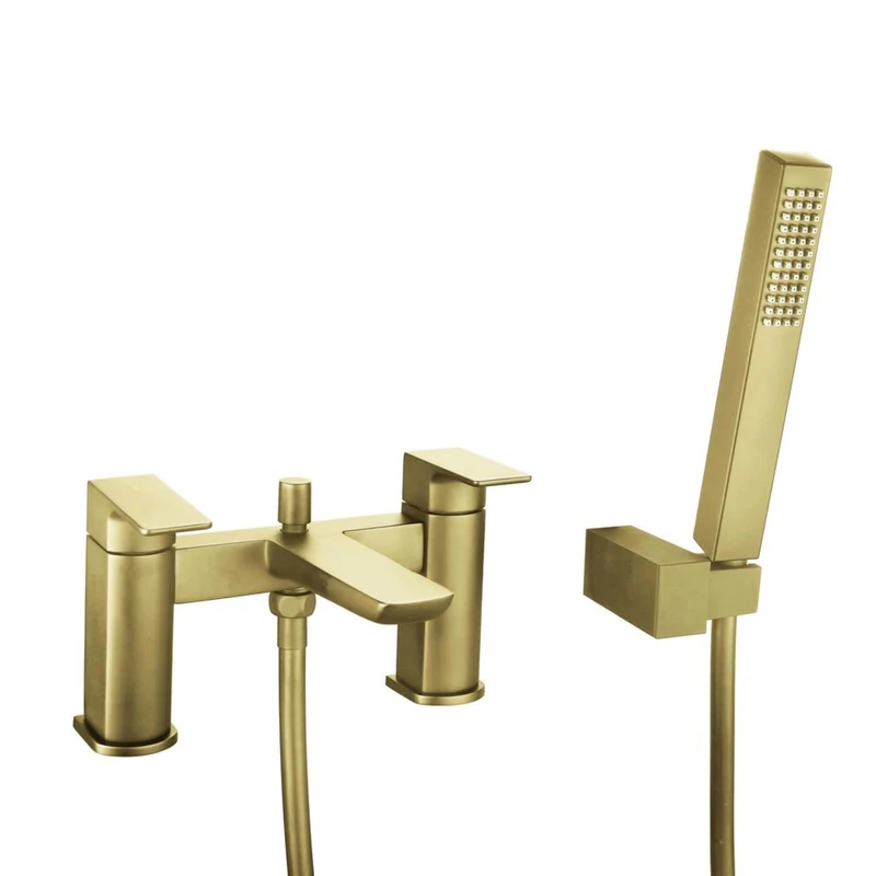 Vector Bath Shower Mixer - Brushed Brass