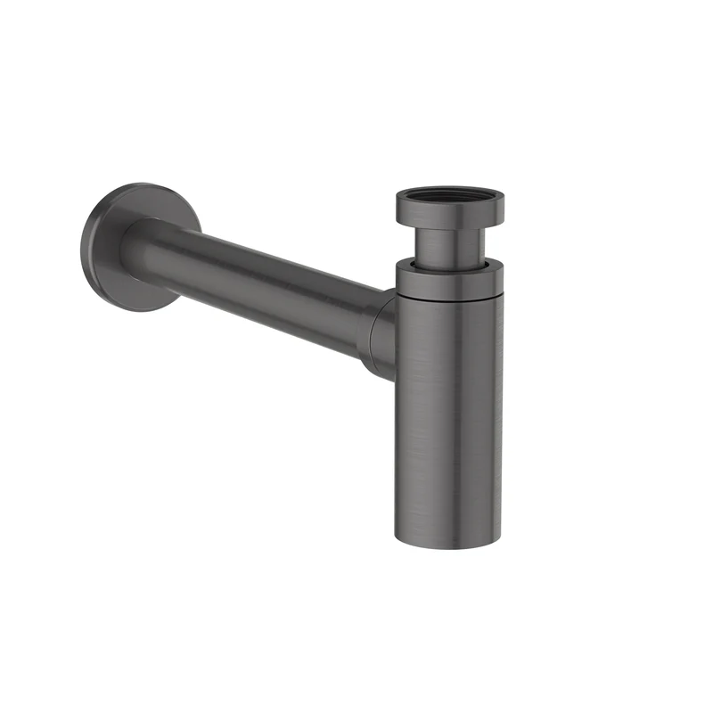 Eliseo Ricci Minimalist Exposed Bottle Trap - Gunmetal
