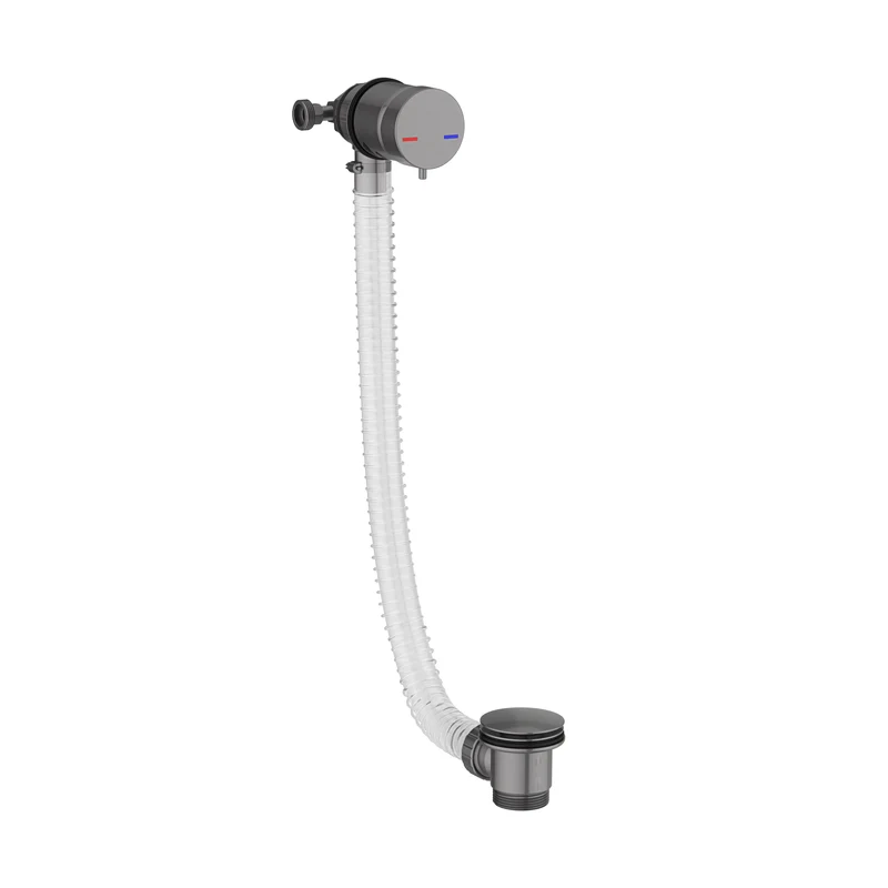 Eliseo Ricci Bath Filler & Overflow Bath Waste - Gunmetal